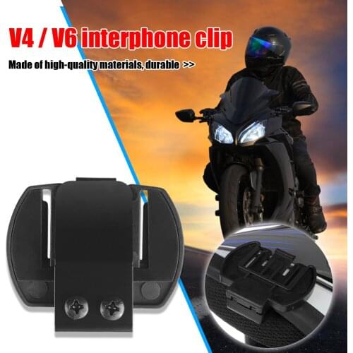 Motorcycles Microphone Speaker Headset V4/V6 Interphone Headset Helmet Intercom Clip for Motorcycle Device Universal Accessories