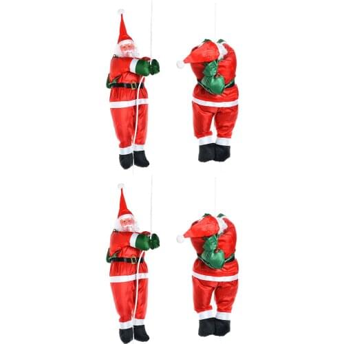 Inflatable Santa Claus Hanging Ornament Lovely Christmas Tree Pendant Creative Xmas Party Decoration Christmas Decor WWO66