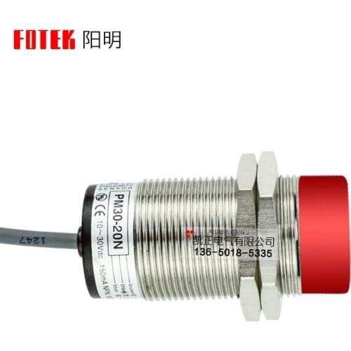 Genuine Taiwan FOTEK proximity switch sensor PM30-20N NPN normally open metal induction switch PM30-15N PM30-10N