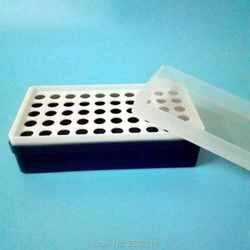 1.5ml Plastic Micro Centrifuge Tube Stand Holder Box 50 Position Lab Centrifugal Socketstube box