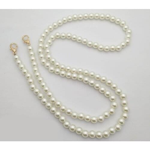 Portable Imitate Pearl Bag Strap Women Handles For DIY Bag Sweet Bag Chain Handbag Shoulder Bag Belt Replacement Bag Accessories