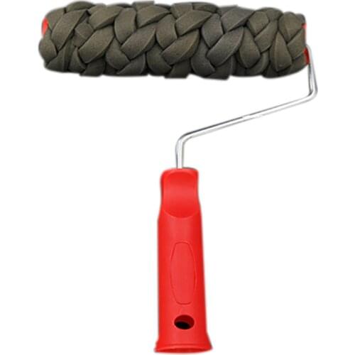 Pattern Paint Roller Tool Environmental Protection Stamp Painting Decorative Cylinder Tools Imitate Stone for Wall
