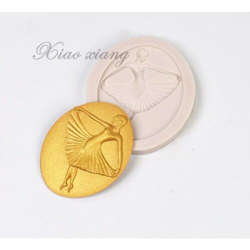 3D Ballerina Girl Silicone Molds For Baking Fondant Chocolate Cookie Ice Cake Mold Candy Mold Cake Baking Cake Decorating Tools