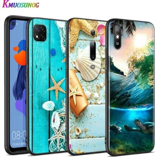 Silicone Cover Sea Star Seashells For Xiaomi Redmi 9T 9 9C 9A 9AT 9i 8 8A 7 6 Pro 7A 6A 5 5A 4X Plus Phone Case
