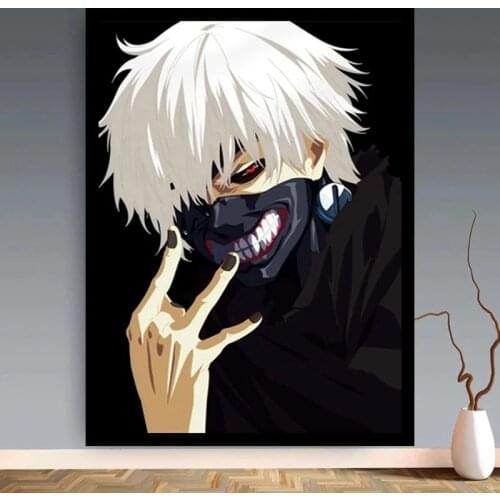Modern Anime Poster Tokyo Ghoul Kin Muyan Anime Hd Print Picture Canvas Painting Wall Art Modular Nordic Home Decor Living Room