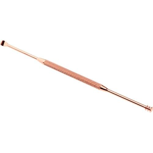 Stainless Steel Rose Gold Ear Pick Wax Remover Cleaner Care Tool