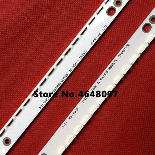 500mm LED Backlight strip 56leds For Sa ms ung UA40ES6100J SAMSUNG 2012SVS40 7032NNB RIGHT/LEFT56 2D REV1.1 120317 6PINS 2pcs