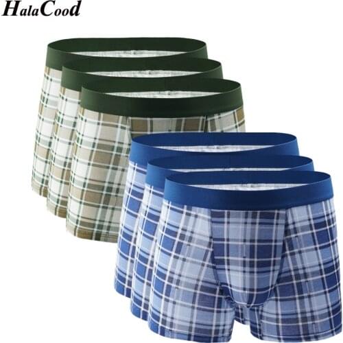 6Pcs/lot Boxershorts Men Panties EU Plus Size XXL Men Boxers Mens Underwear Boxers Cotton Men Boxer Shorts Men Underpants trunks