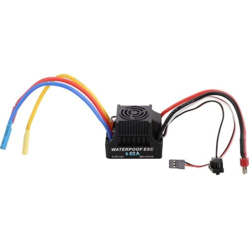 Waterproof Brushless ESC Electric Governor Short Line For 1/8 1/10 RC Car Good Workmanship Waterproof ESC