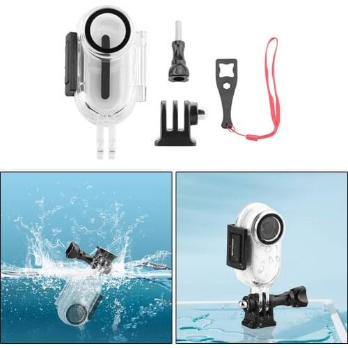 Diving Protective Case, Action Camera Waterproof Housing, Underwater Diving Shell, 30m with Screws Accessories Parts