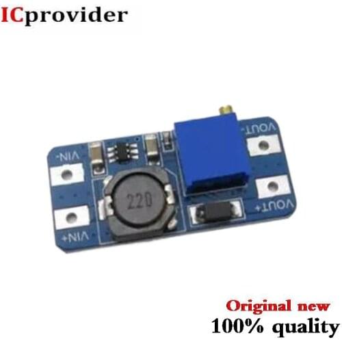 1pcs/lot MT3608 DC-DC Adjustable Boost Module Feed Converter Voltage Regulator Module 2 V-24 V to 5 V-28 V 2A