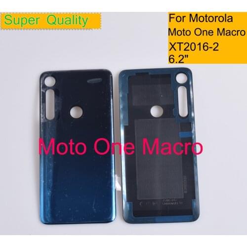 10Pcs/Lot For Motorola Moto One Macro XT2016-2 Housing Battery Cover Back Cover Case Rear Door Chassis Shell Replacement