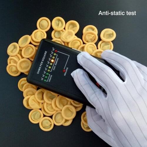 120pcs Natural Rubber Gloves Finger Cots Latex Fingertip Protective Disposable