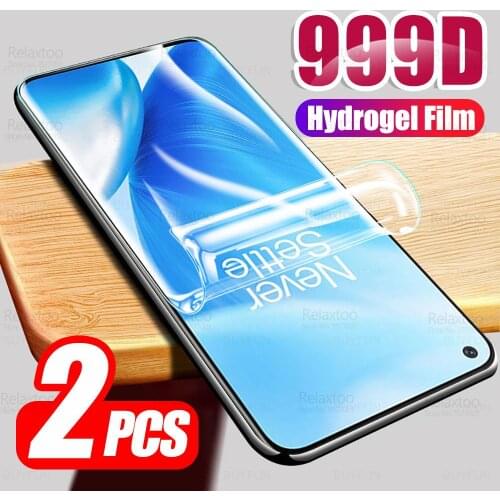 2pcs Full Curved Hydrogel Soft Film For Oneplus Nord N200 5G DE2117 Nordn200 Phone Safety Protective Screen Protector Not Glass
