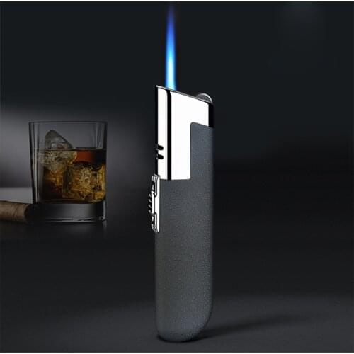 2020 Jet Flint Lighter Windproof Gas Metal Lighter Inflatable Butane 1300 C Cigarette Cigar Camping Lighter Gadgets For Men