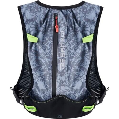2021 New 10L Bicycle Vest Backpacks for Trailing Running Hiking Mountaineering Cycling 2L Water Bag Sports Bike Bags Men XA166Q