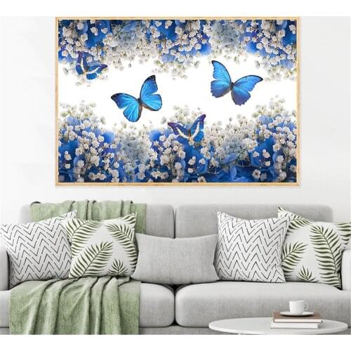 Cuadros Fantasy Art Abstract Poster Animal Butterfly Painting On Canvas Art Print Wall Picture For Living Room Home Decoracion