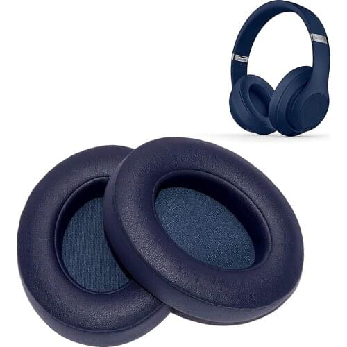 Ear Pads Cushions Compatible with Headphones Beats Studio 3 Studio 2 Wireless B0500 B0501 (Dark Blue)