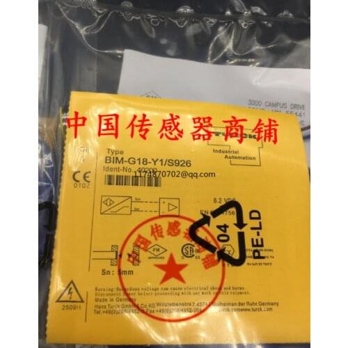 BIM-G18-Y1/S926 Turck Proximity Switch Sensors New and original