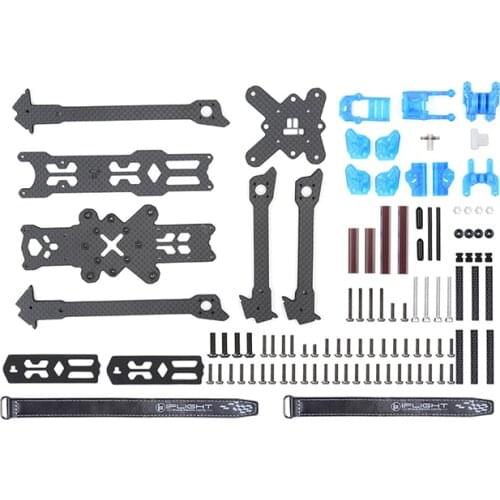 IFlight Chimera5 HD 219mm FPV Frame Kits 5mm Arm for RC FPV Racing 5inch Mini Long Range Drones DIY Quadcopter