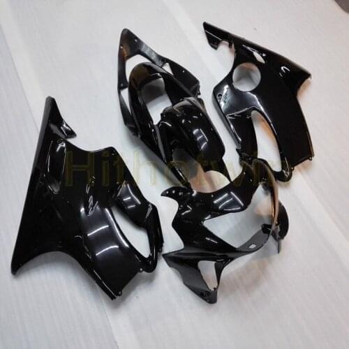 Custom motorcycle cowl for CBR600F4 1999-2000 CBR 600 F4 ABS Fairing body kit+Bolts+Injection mold black