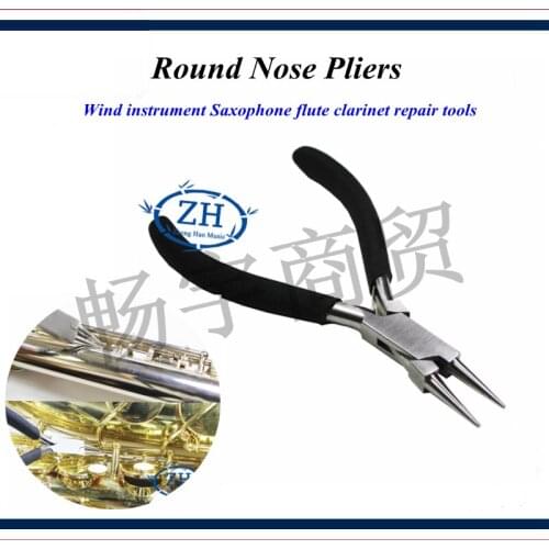 Wind instrument Saxophone flute clarinet repair tools Round Nose Pliers Bending spring adjustment tool
