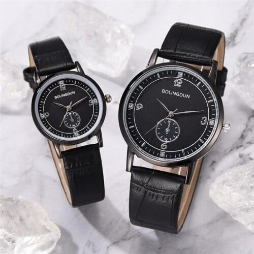 Minimalist fine pointer designer women wristwatches high quality fashion quartz watches men women leather clock simple watch
