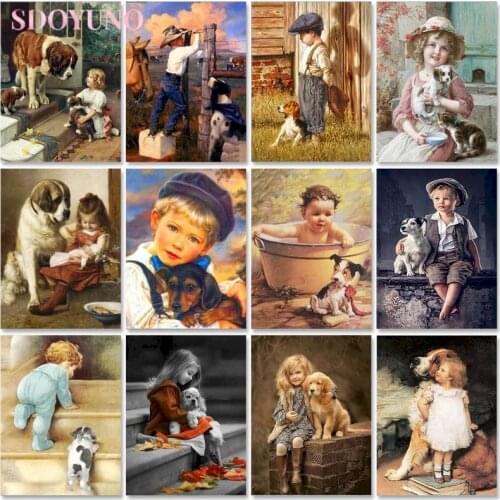 60x75cm DIY Adult Paint By Numbers Portrait Handpainted Gift Unframe Drawing By Numbers Children On Canvas Acrylic Paint Unique