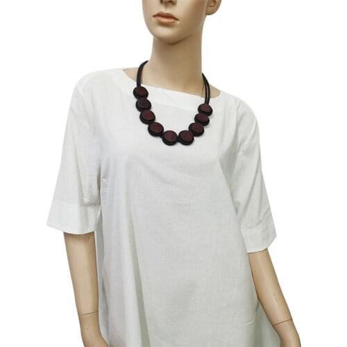 YD&YDBZ DIY Black Leather Rope Necklace For Women Simple Round Collocation Choker Necklaces Sweater Collocation Jewelry Chain