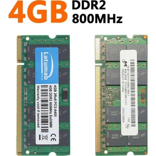 DDR2 4GB 800MHz Laptop Memory PC2-6400S 200Pins Memoria RAM 1.8V SODIMM RAM DDR2 Notebook Module