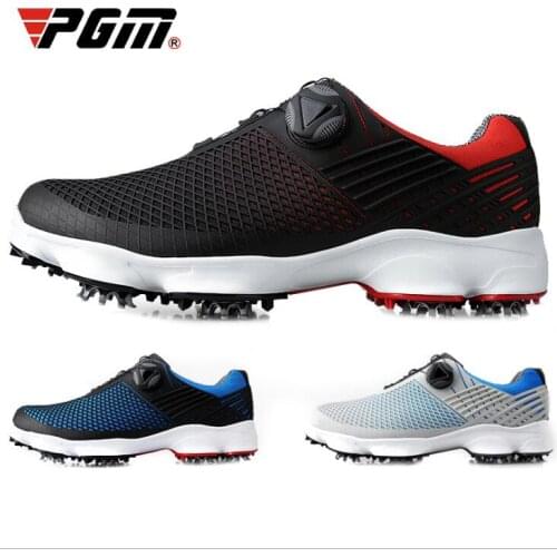 PGM Golf Spikes Shoes Men Wear Slip Resistant Microfiber Man Sport Sneaker