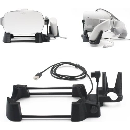Suitable for Oculus Go helmet placement and charging station/bracket with charging function convenient for charging saving space