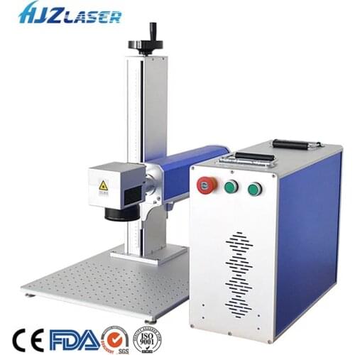 Portable Memory Card 20W Fiber Laser Marking Machine Price for Metal