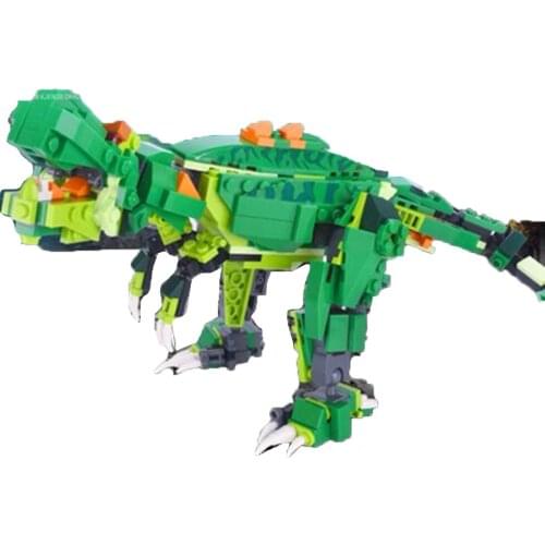 Stitched block toy boy Dinosaur Transformer robot King Kong intelligence children 6-10 years old exercise imagination