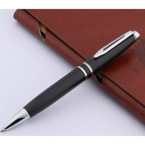 Office 181 Arrow clip black and Silver piece new Ballpoint Pen