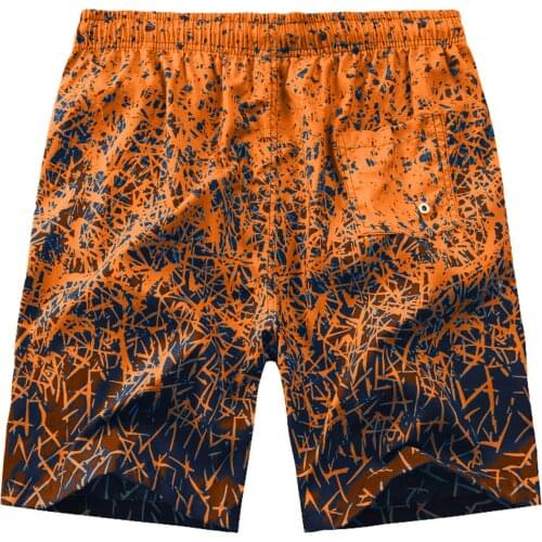 2021 Summer Casual Floral Print Loose Quick-drying Shorts Beach Pants Mens Swimming Trunks Summer Swimming Fitness Shorts