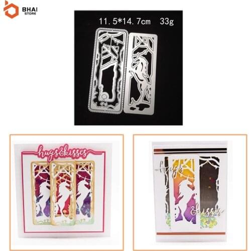 Carbon Steel Metal Cutting Die DIY Unicorn Box Decor Suitable for Decorative Scrapbook Album Festival Christmas Card Making 2021