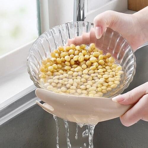 Rice Sieve Washer Plastic Sifter Spoon Rice Soybeans Green Beans Filter Spoon Drainer Strainer Spoon Drain Spoon KitchenColander
