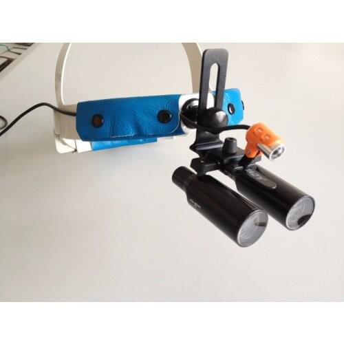 TAOS 6.0X with led headlight headband Dental Surgical Magnifying Lens Medical Headband Dental Binocular Loupes For Dentistry