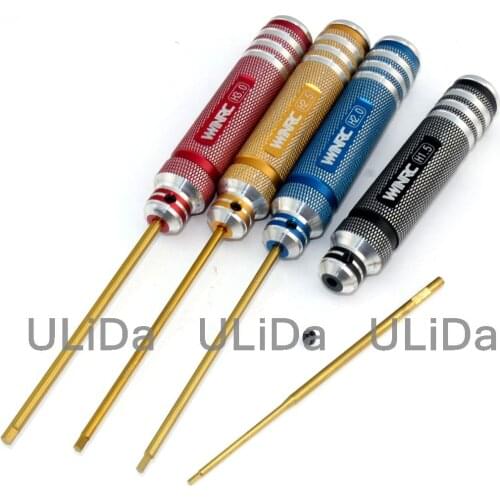 Titanium Nitride TiNi Hex Driver Wrench 4 PC/Piece Set 1.5mm/2mm/2.5mm/3.0mm