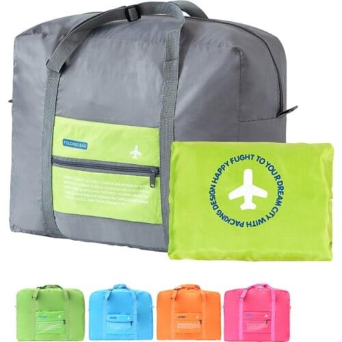 Large Capacity Fashion Floding Travel Bag For Man Women Weekend 32L Big Capacity Bag Travel Hand Carry on Luggage Bags Overnight