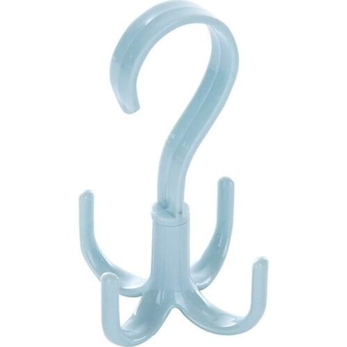 360 Degree Rotatable Cabinets Clothes Rack Handbag Holder Shelf Tie Belt Shoes Hanging Rack Scarf Hanger for Wardrobe