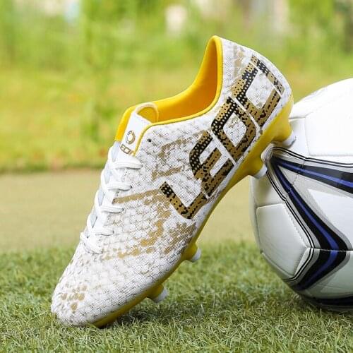 High quality lawn football shoes mens outdoor non-slip short spike football shoes professional training sports shoes