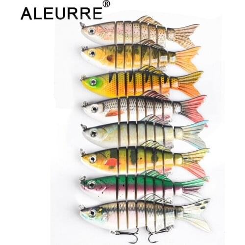 1PC Hot sale 11cm Fishing Lure Multi Jointed Hard Bait 22g Lifelike joint bait Wobblers Sinking Swimbait Fishing Lure Crankbait