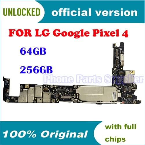 100% Original Full Working Unlocked Motherboard Mainboard Logic Board For LG Google pixel 4 Motherboard