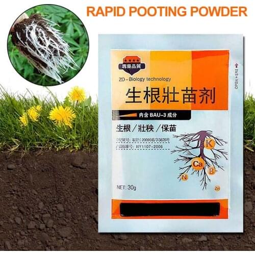 2Pack Plants Fast Rooting Powder Strong Germination Aid Rapid Medicinal Fertilizer Seedling For Cutting Soaking Home Garden