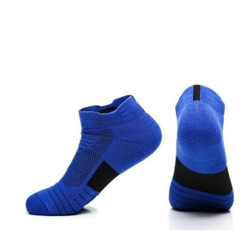 2018Outdoor Mens Sport Socks Breathable Sweat Cotton Non-slip Damping Running Cycling Socks Autumn Professional Basketball Socks