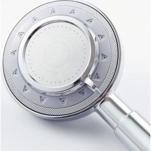 MJEBM Bathroom Shower ABS Plastic Big Panel Round Chrome Rain Head Water Saver Classic Design