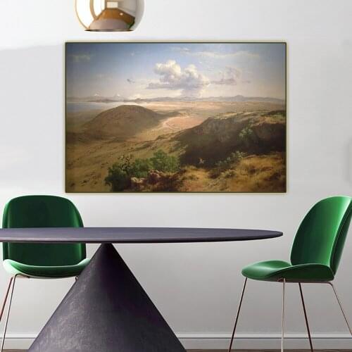 Citon Jose Maria Velasco《Mexicos valley》Canvas Oil Painting Artwork Poster Picture Wall Background Decor Home Decoration