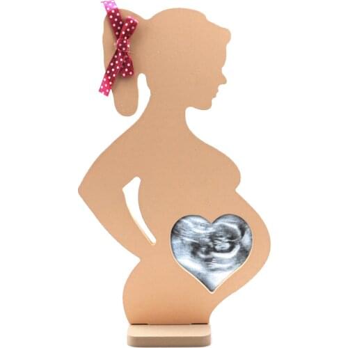BABY ON BOARD Picture Cover Pregnant Woman Photo Frame Pregnancy Announcement Home Decor Wooden Signs With Bases PREGNANT LADY
